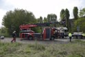 Schwerer VU LKW Zug Bergheim Kenten Koelnerstr P348